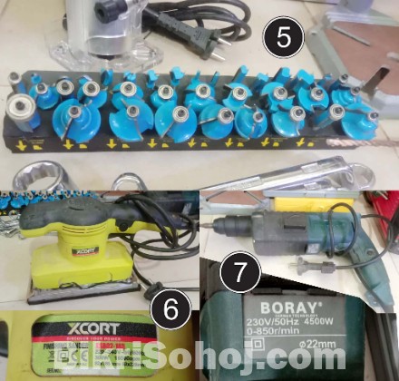 কাঠ ও মেটাল মেশিনারী কম্বো সেট